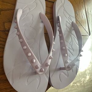 Authentic Christian Louboutin purple Studded Sandals